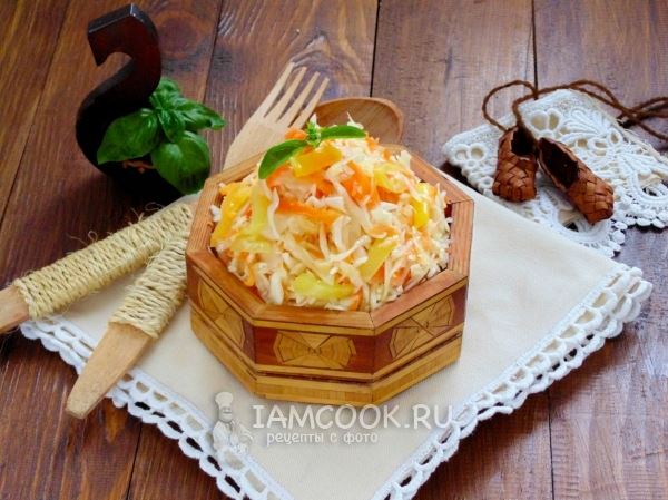 Капуста маринованная быстрого приготовления